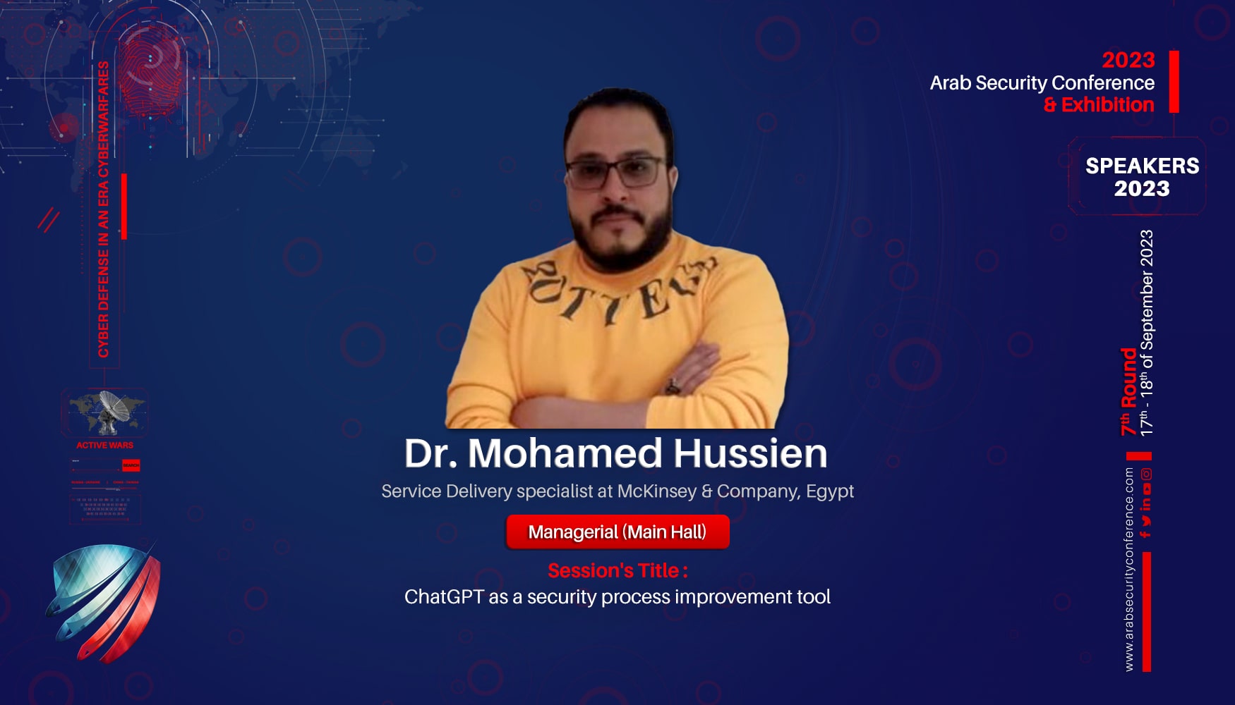 Dr. Mohamed Hussien | Arab Security Conference Speaker 2023